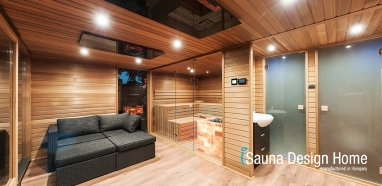 Kombinált panoráma szaunaház Kombinált panoráma szaunaház