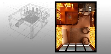 Wellness szaunaház Himalája sóteráápiával Wellness szaunaház Himalája sóteráápiával