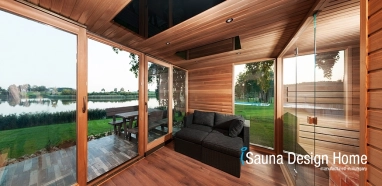 Komfort fűtött szaunaház Komfort fűtött szaunaház